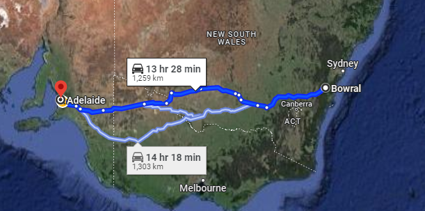 Bowral to Adelaide Movers