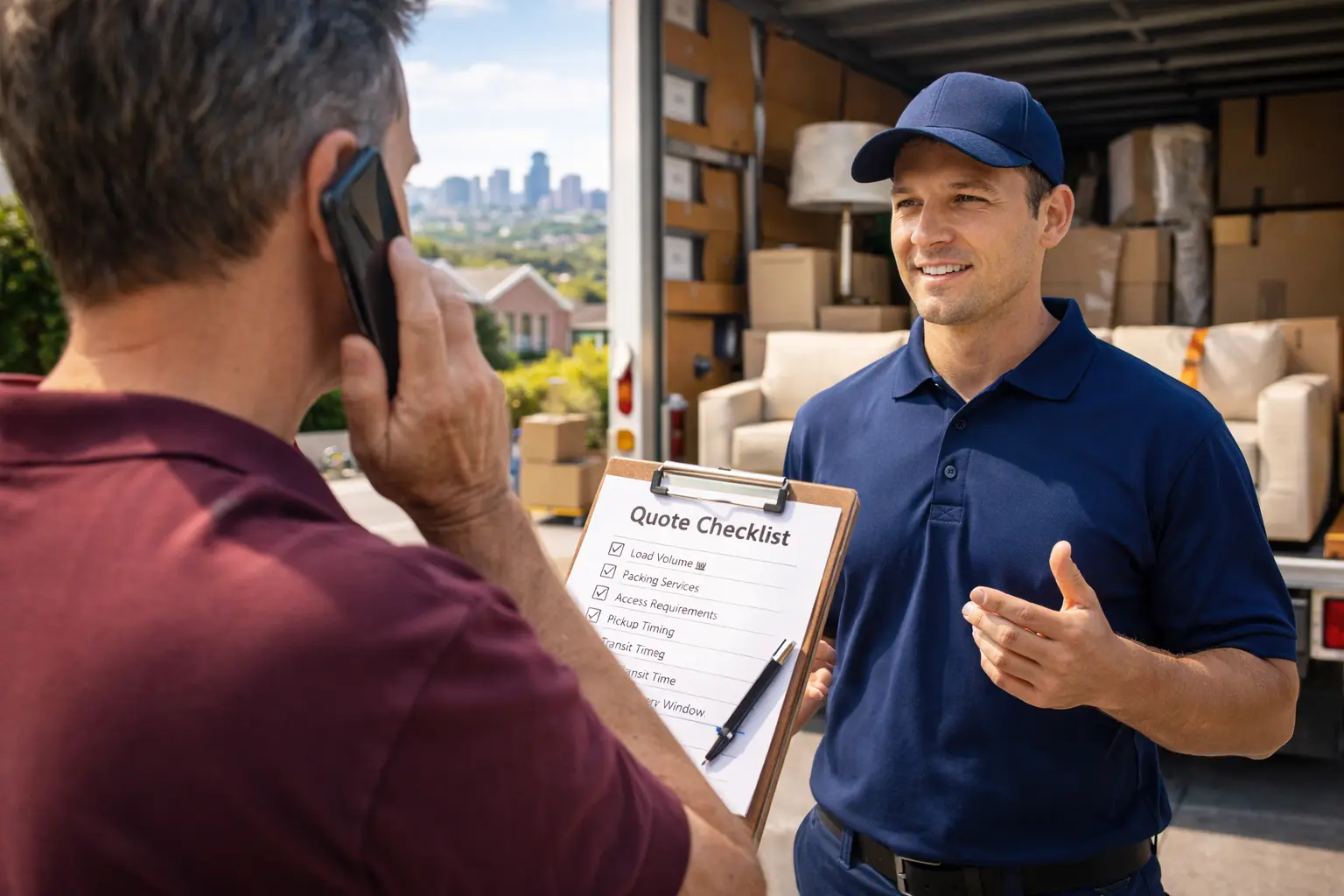 Choosing an interstate removalist from Adelaide with quote tips, checklist for movers, service inclusions and delivery windows