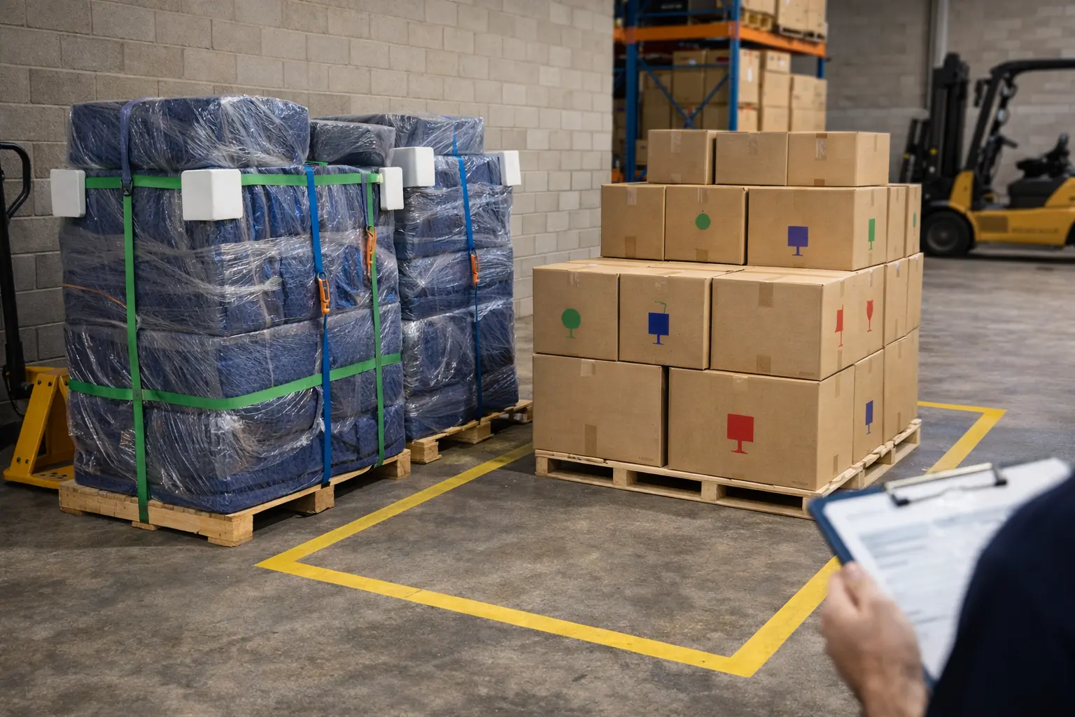 Interstate storage and staged delivery into Adelaide with secured cartons and wrapped furniture ready for scheduled drop off