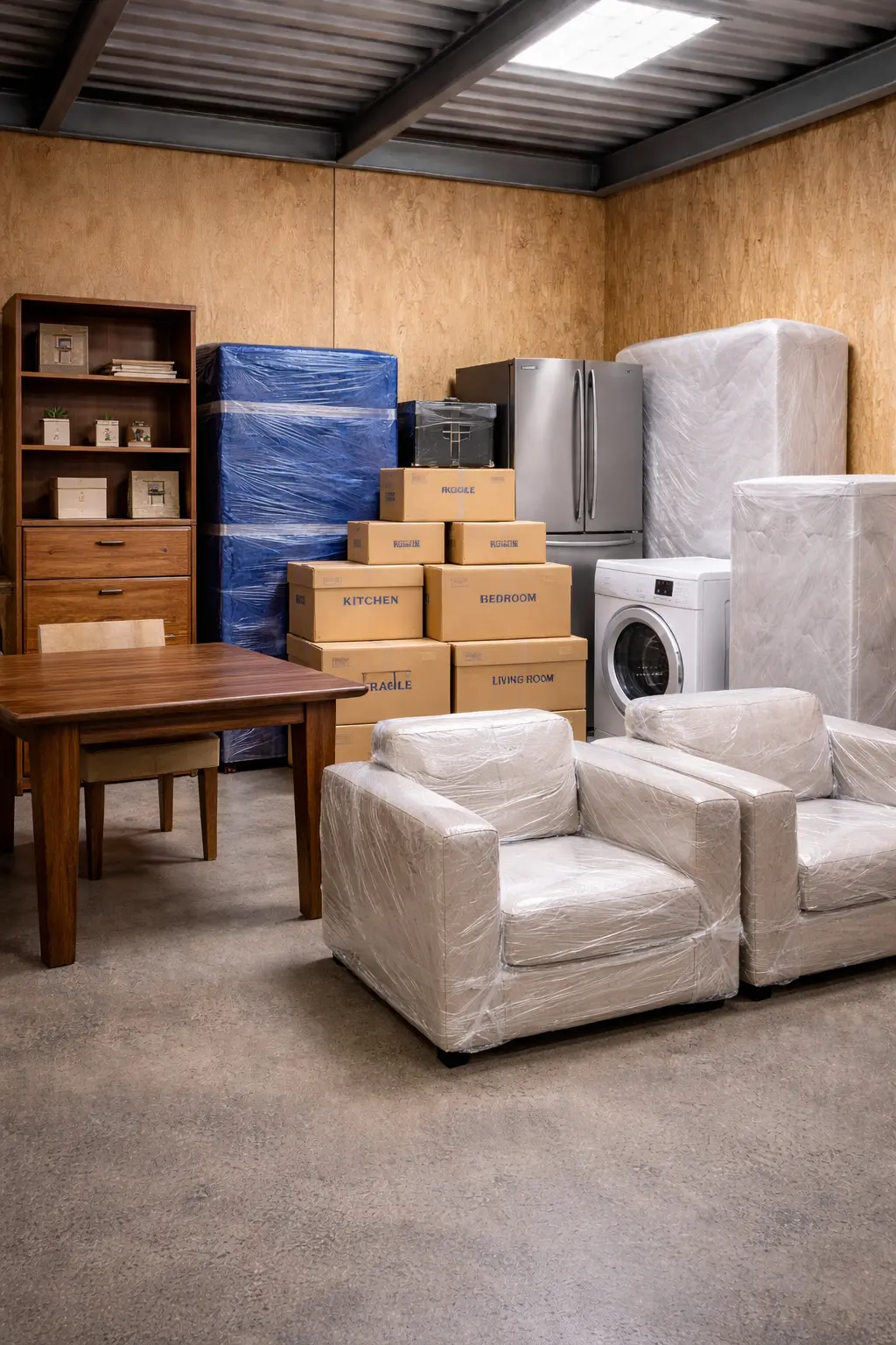 Melbourne to Adelaide long-term storage for downsizing, staged delivery and furniture holding before final placement