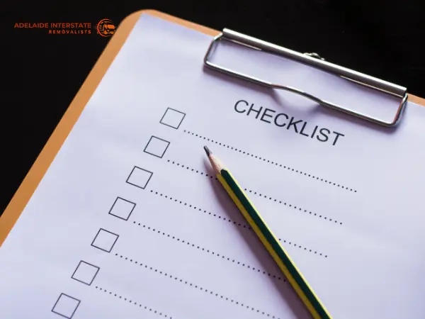 Checklist for moving from Queensland to Adelaide