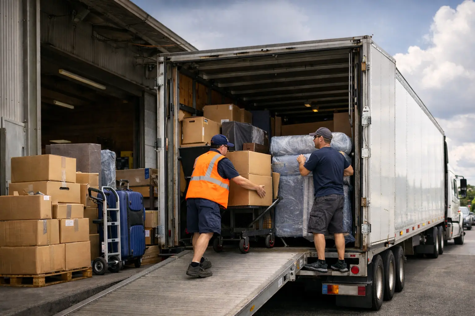 What is backloading from Adelaide guide explaining shared truck space, interstate removals pricing and flexible delivery windows